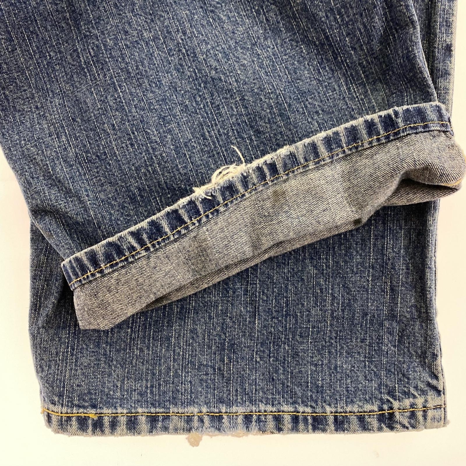 パンツ SILVERTAB LOOSE 良ペイント 38 ブルー