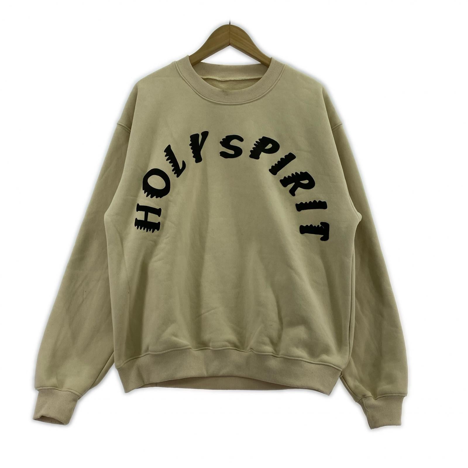 スウェット KANYE WEST HOLY SPIRIT プリントスウェット S ベージュ S ベージュ
