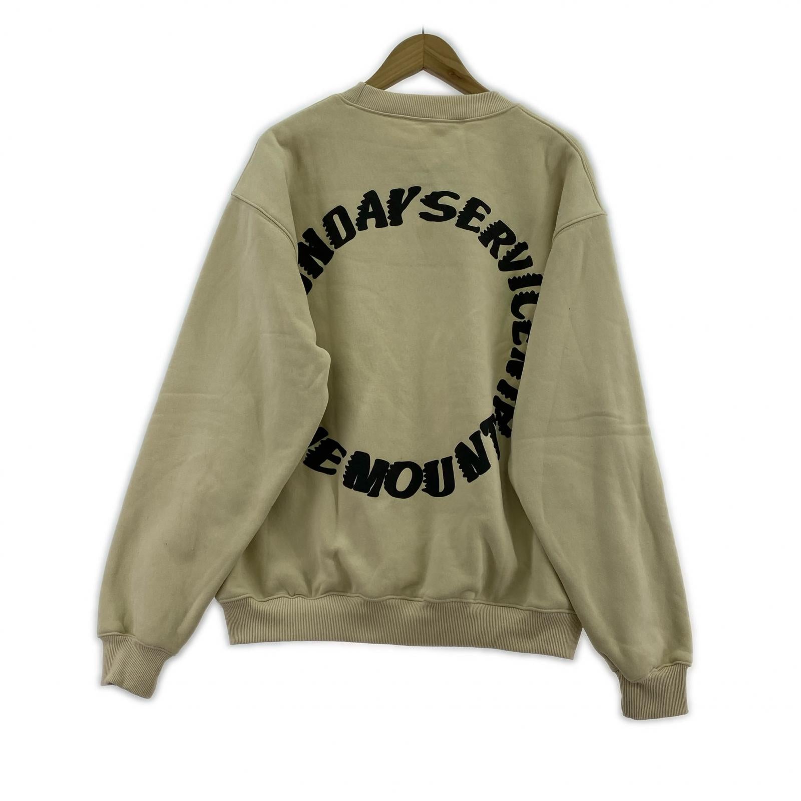 スウェット KANYE WEST HOLY SPIRIT プリントスウェット S ベージュ S ベージュ