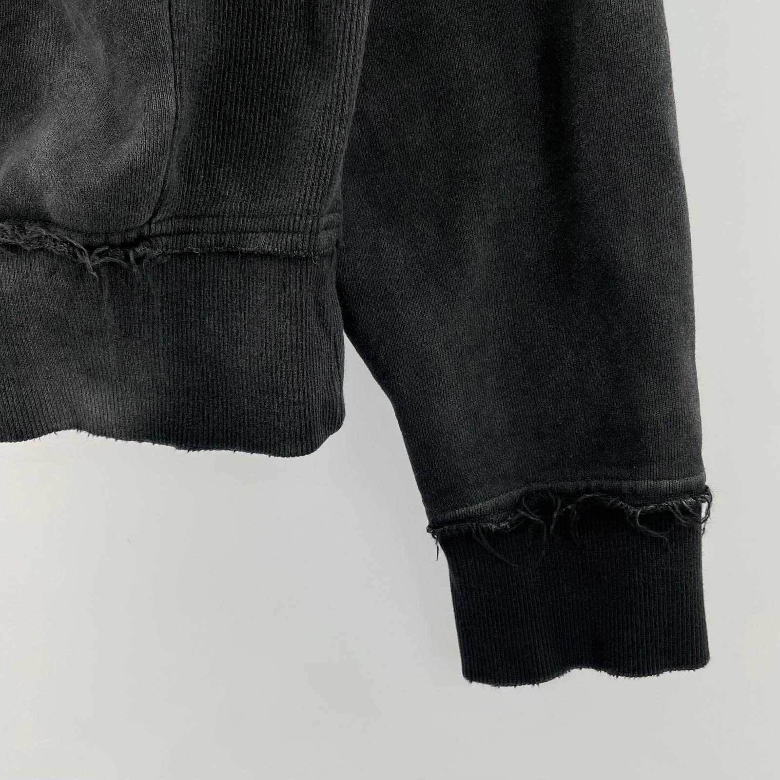 スウェット AWAKE×MIYAGIHIDETAKA 加工両Vスウェット XL ブラック ブラック