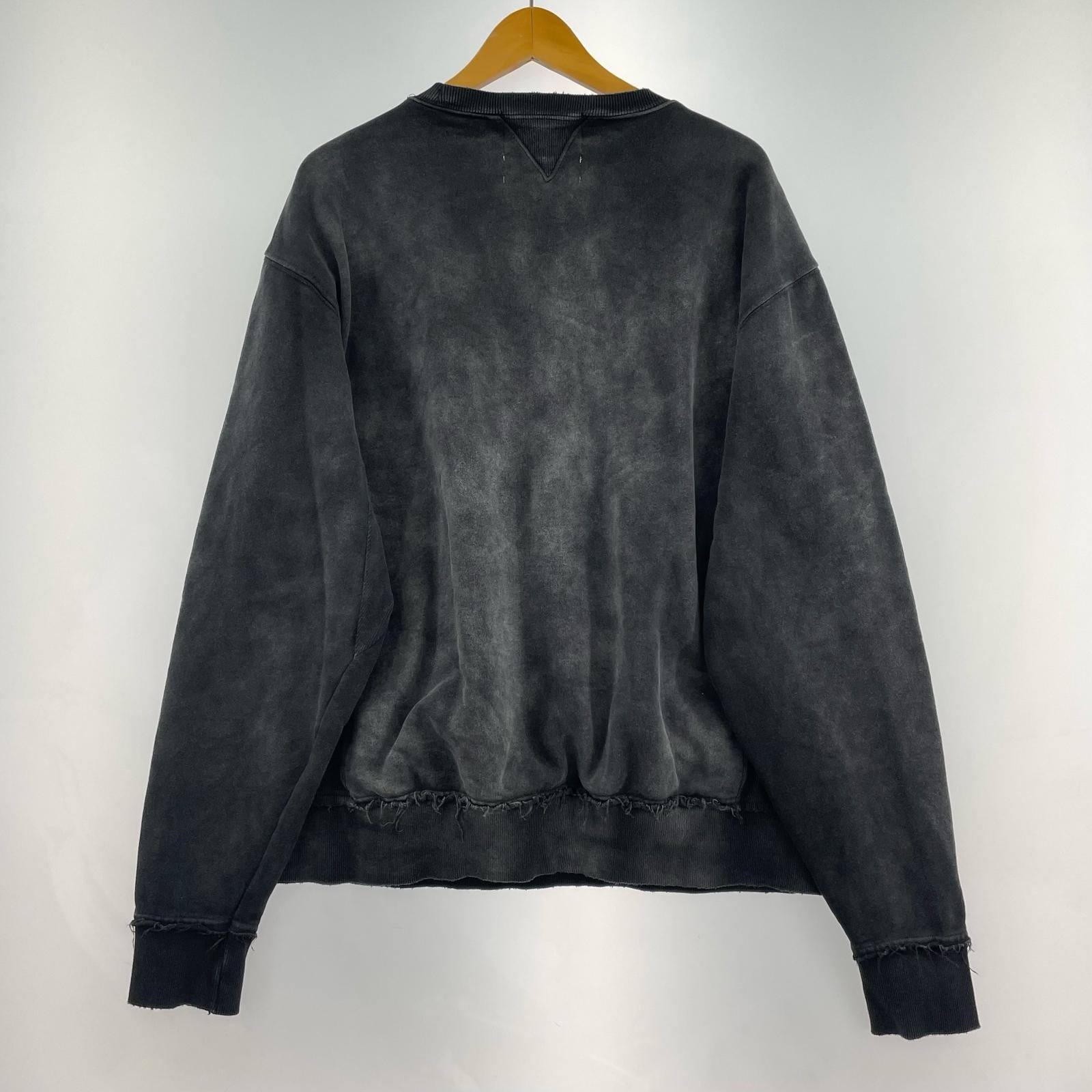 スウェット AWAKE×MIYAGIHIDETAKA 加工両Vスウェット XL ブラック ブラック