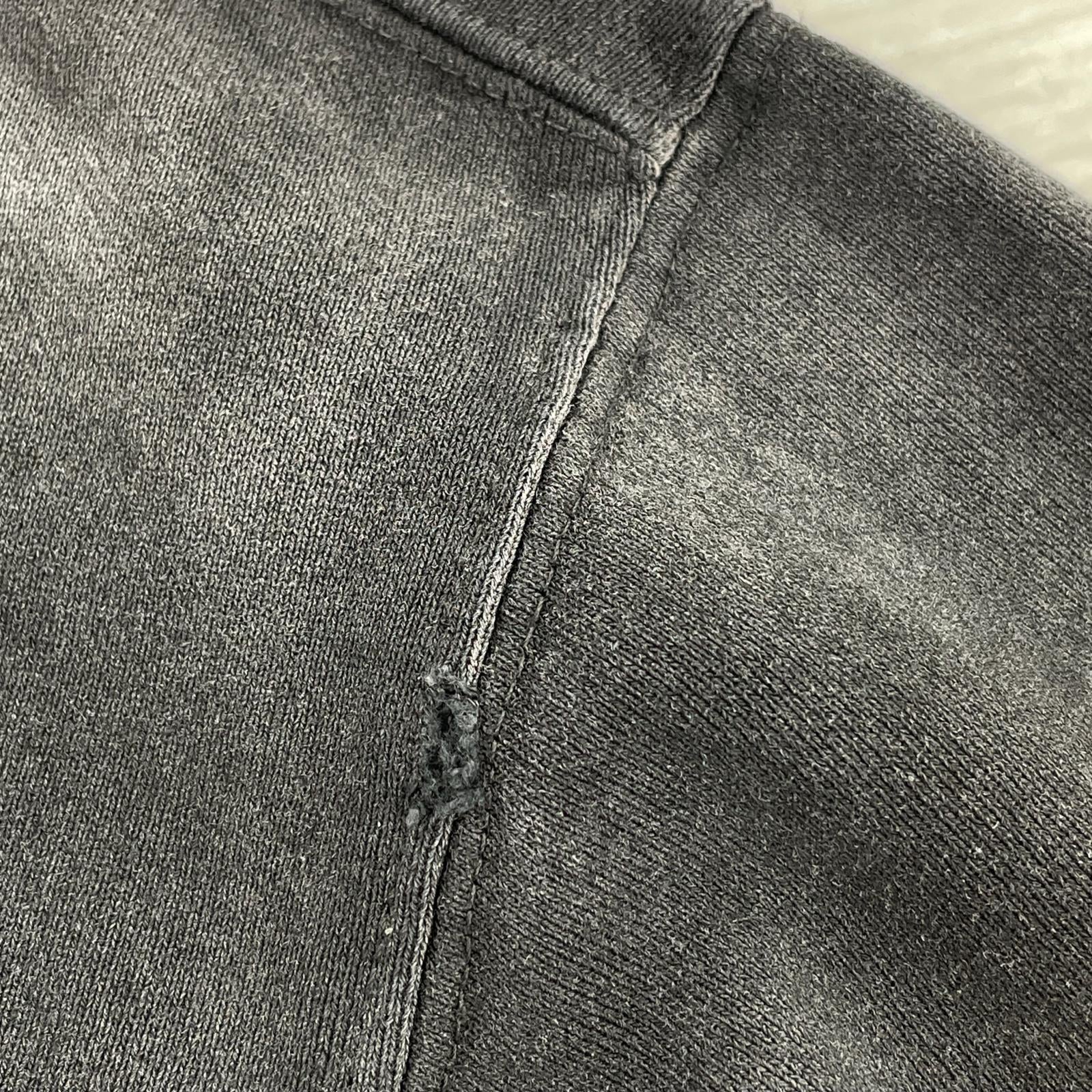 スウェット AWAKE×MIYAGIHIDETAKA 加工両Vスウェット XL ブラック ブラック
