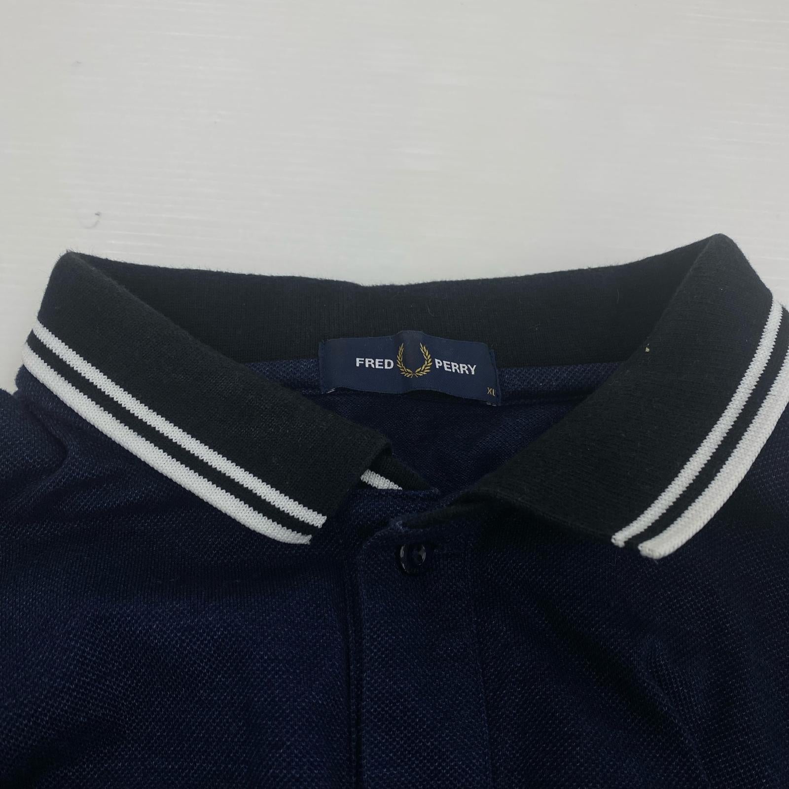 ポロシャツ fred perry ポロシャツ LL ネイビー