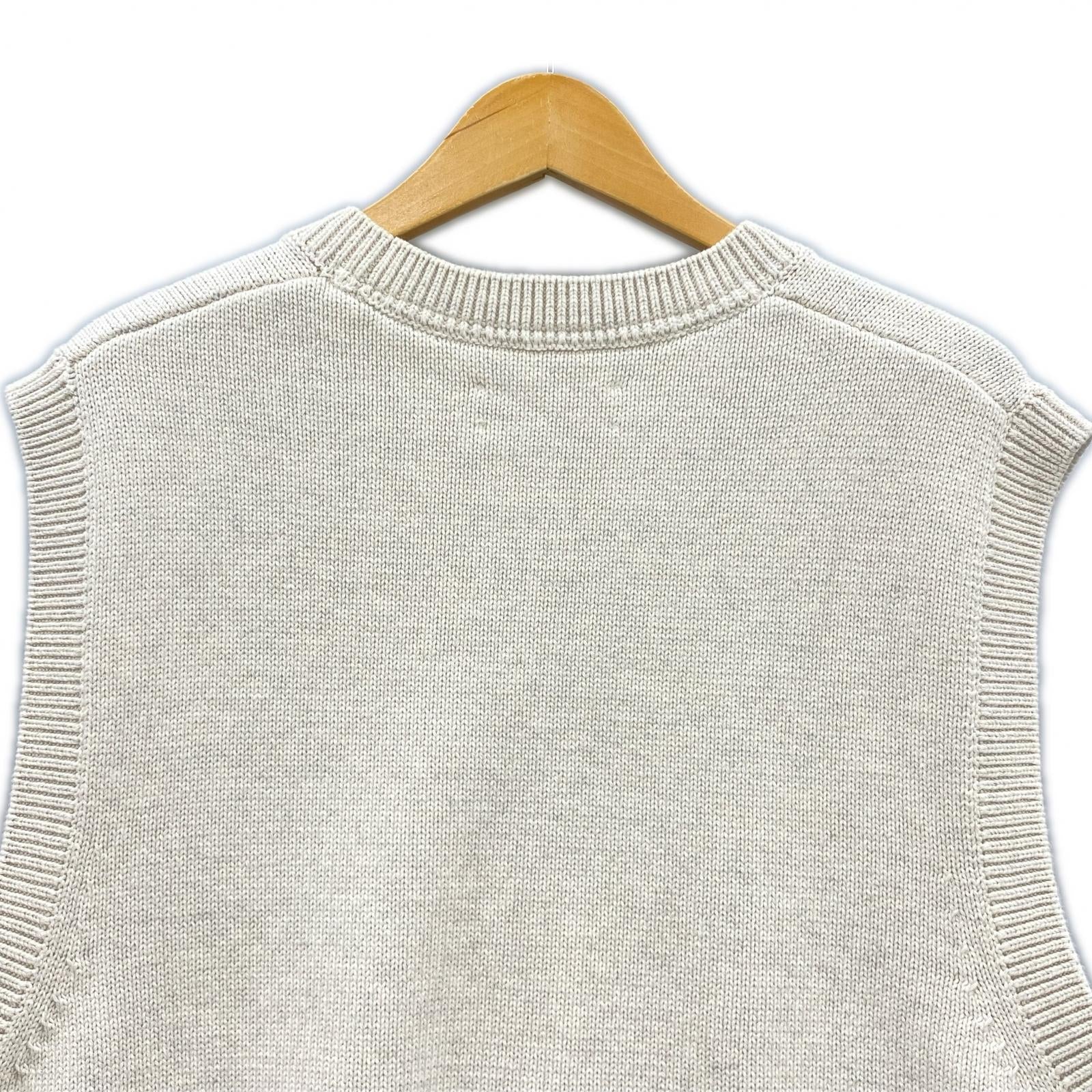 半袖Tシャツ KNIT VEST L L ベージュ