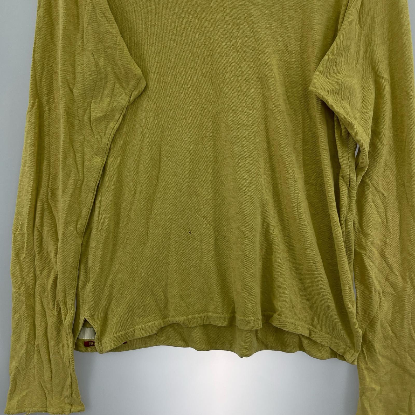 長袖Tシャツ KAPITAL capital期 キーネック L/S Tee 1 イエロー