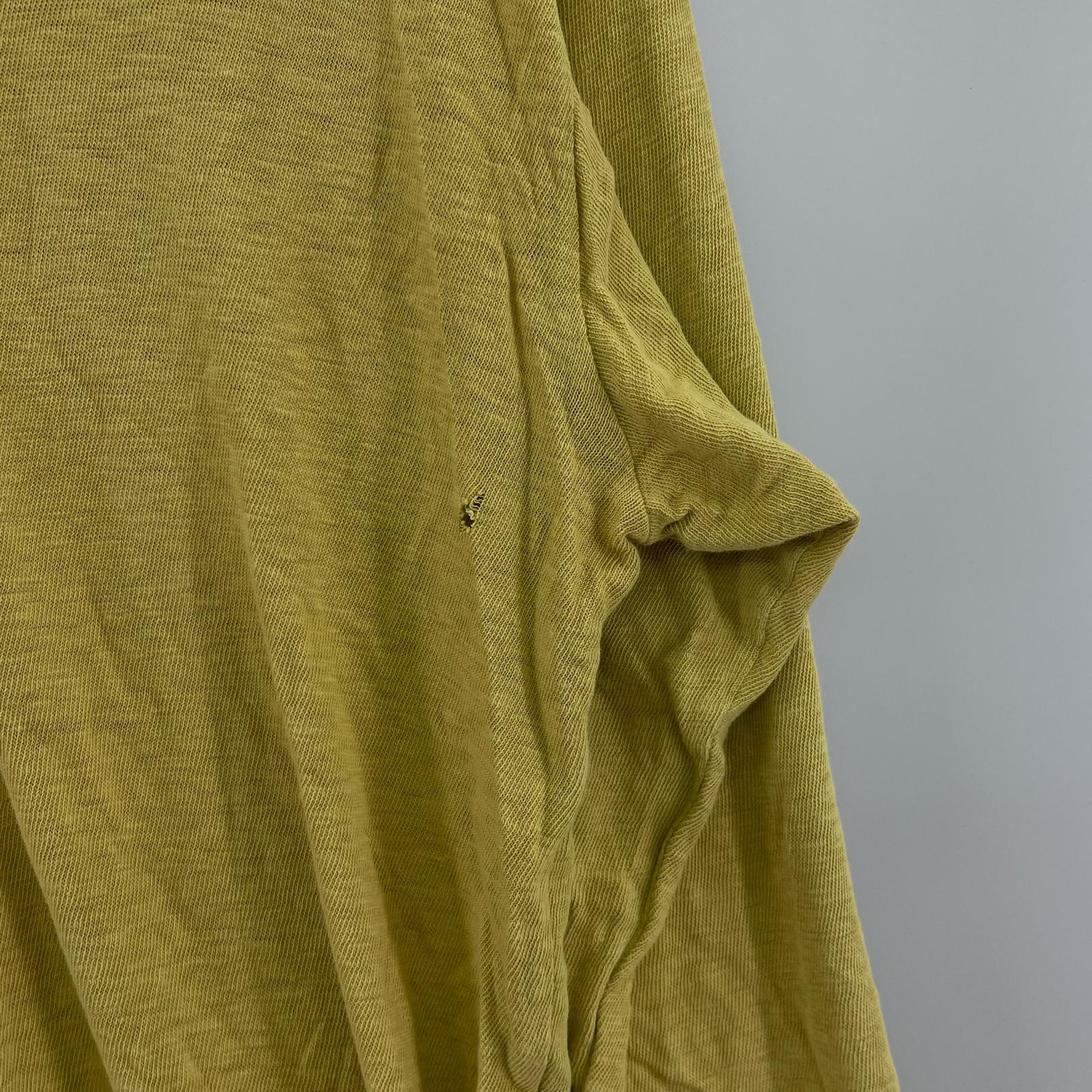 長袖Tシャツ KAPITAL capital期 キーネック L/S Tee 1 イエロー