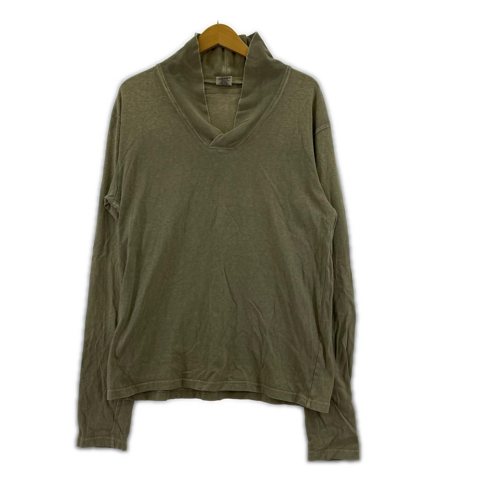 長袖Tシャツ KAPITAL ショールカラー L/S Tee 4 カーキ