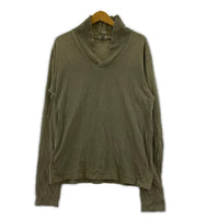 長袖Tシャツ KAPITAL ショールカラー L/S Tee 4 カーキ