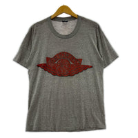 半袖Tシャツ NIKE 90S 紺タグ AIR JORDAN WING LOGO Tee L グレー