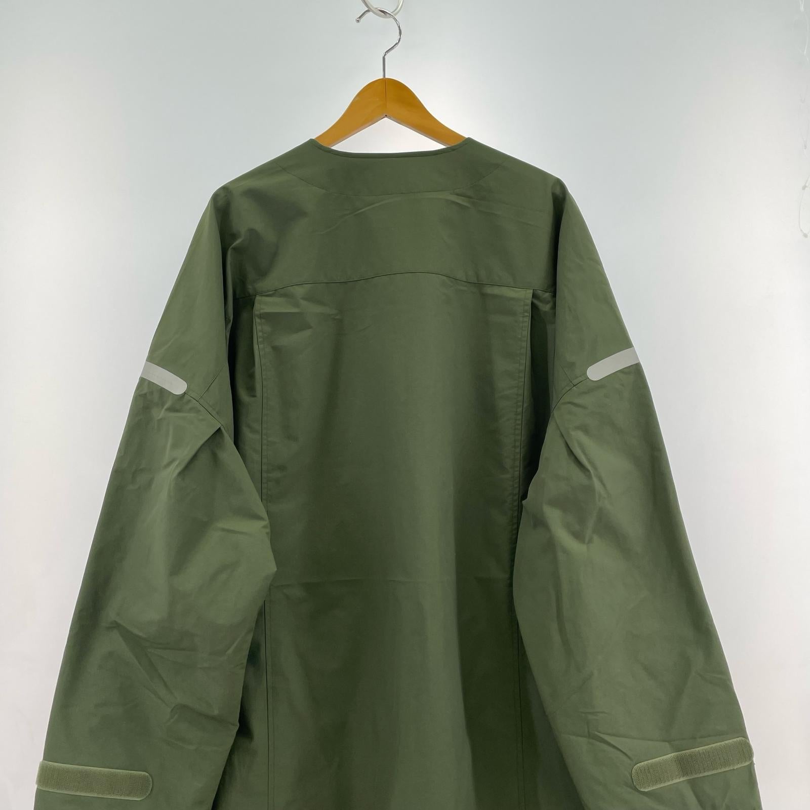 ジャケット COLLARLESS OVERSIZED LONG PADDING COAT