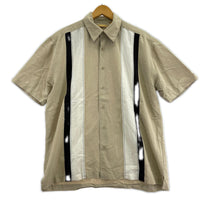 半袖シャツ THE HAVANERA SHIRT CO S/Sシャツ M ベージュ
