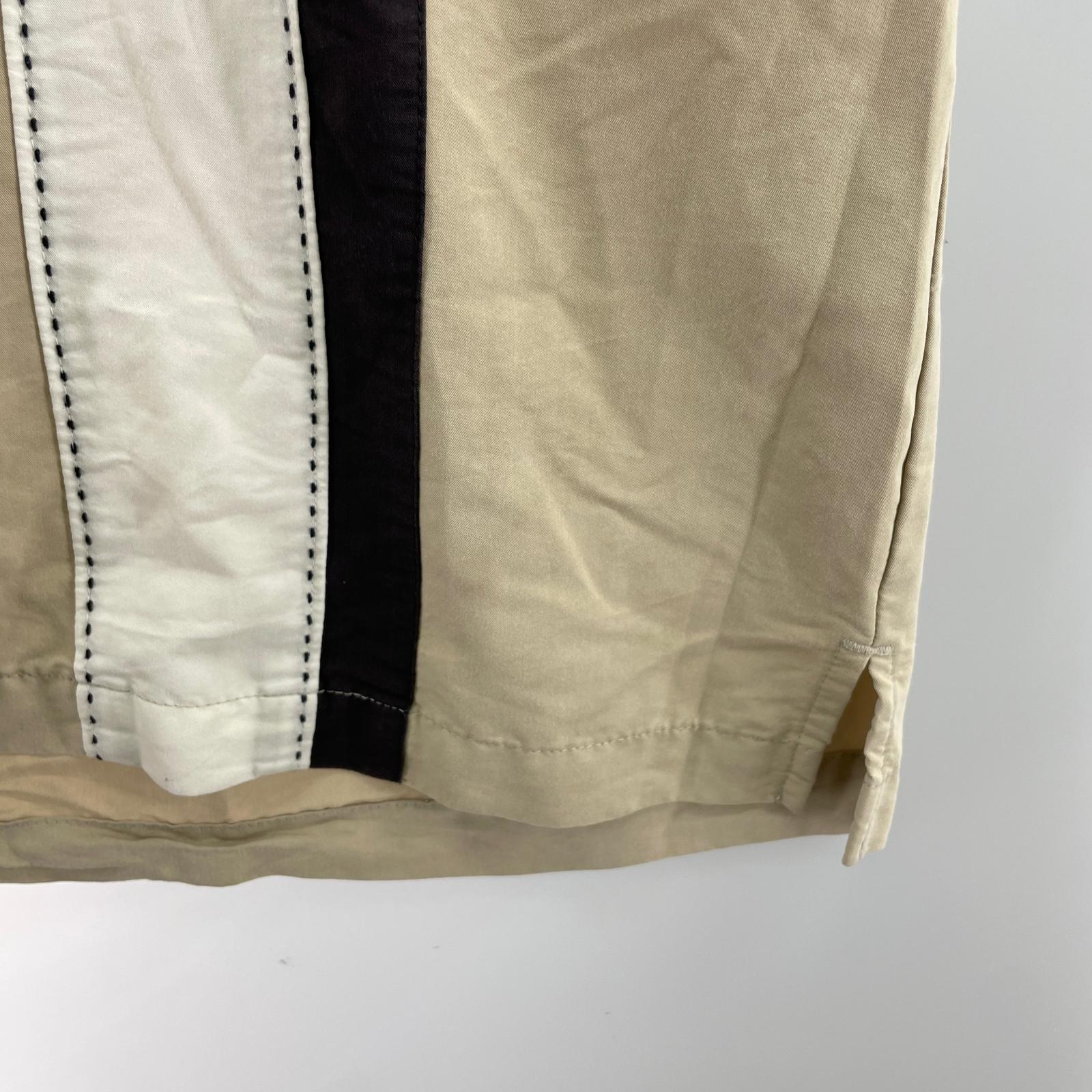半袖シャツ THE HAVANERA SHIRT CO S/Sシャツ M ベージュ