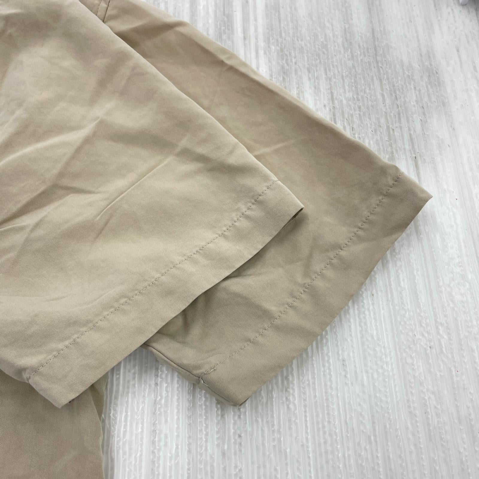 半袖シャツ THE HAVANERA SHIRT CO S/Sシャツ M ベージュ