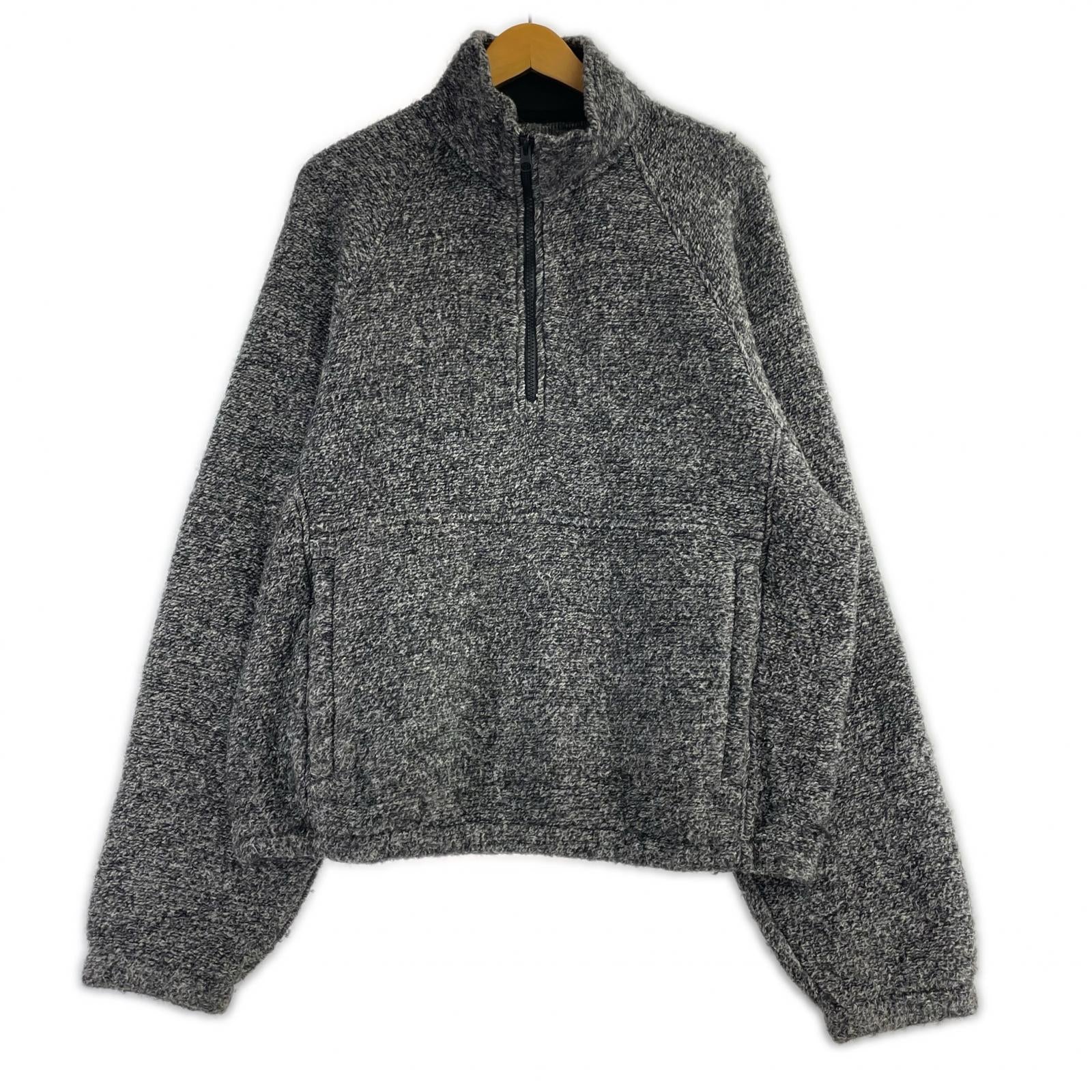 ブルゾン Wool Blend Sherpa Mock Neck M ブラック