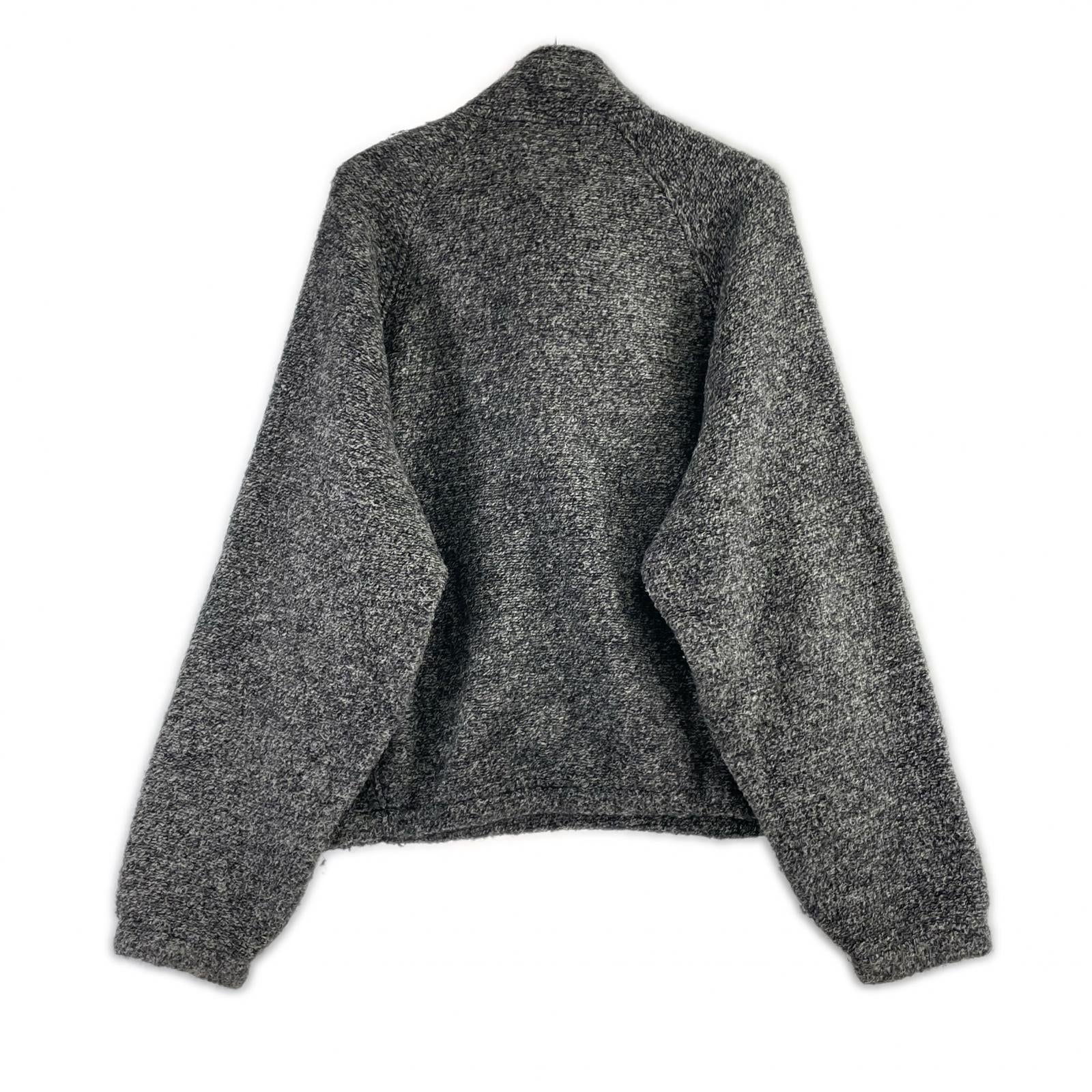 ブルゾン Wool Blend Sherpa Mock Neck M ブラック