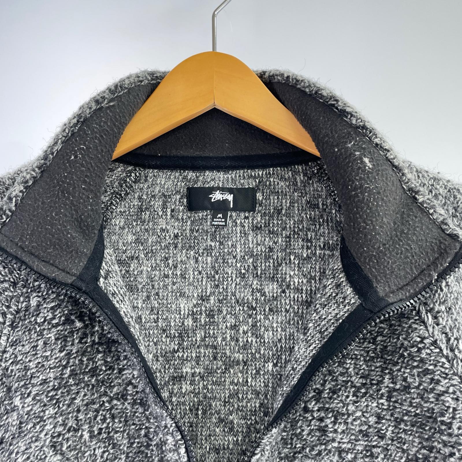 ブルゾン Wool Blend Sherpa Mock Neck M ブラック