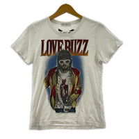 半袖Tシャツ HYSTERIC GLAMOUR LOVE BUZZ TEE 白 (F) ホワイト