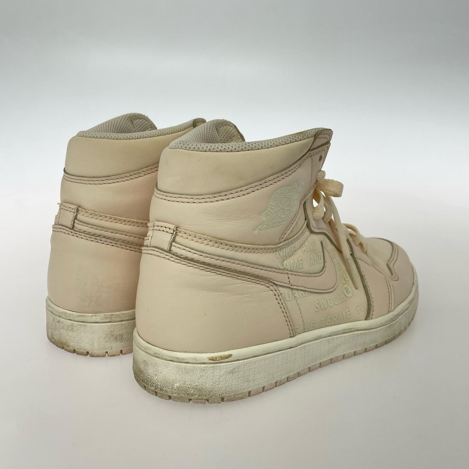 スニーカー AIR JORDAN RETRO HIGH OG PNK 26.5 26.5cm (US8 1/2 UK8 EU43) ベージュ