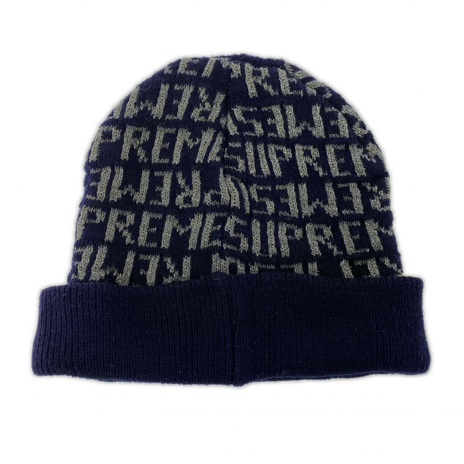 ニットキャップ Refrective repeat beanie