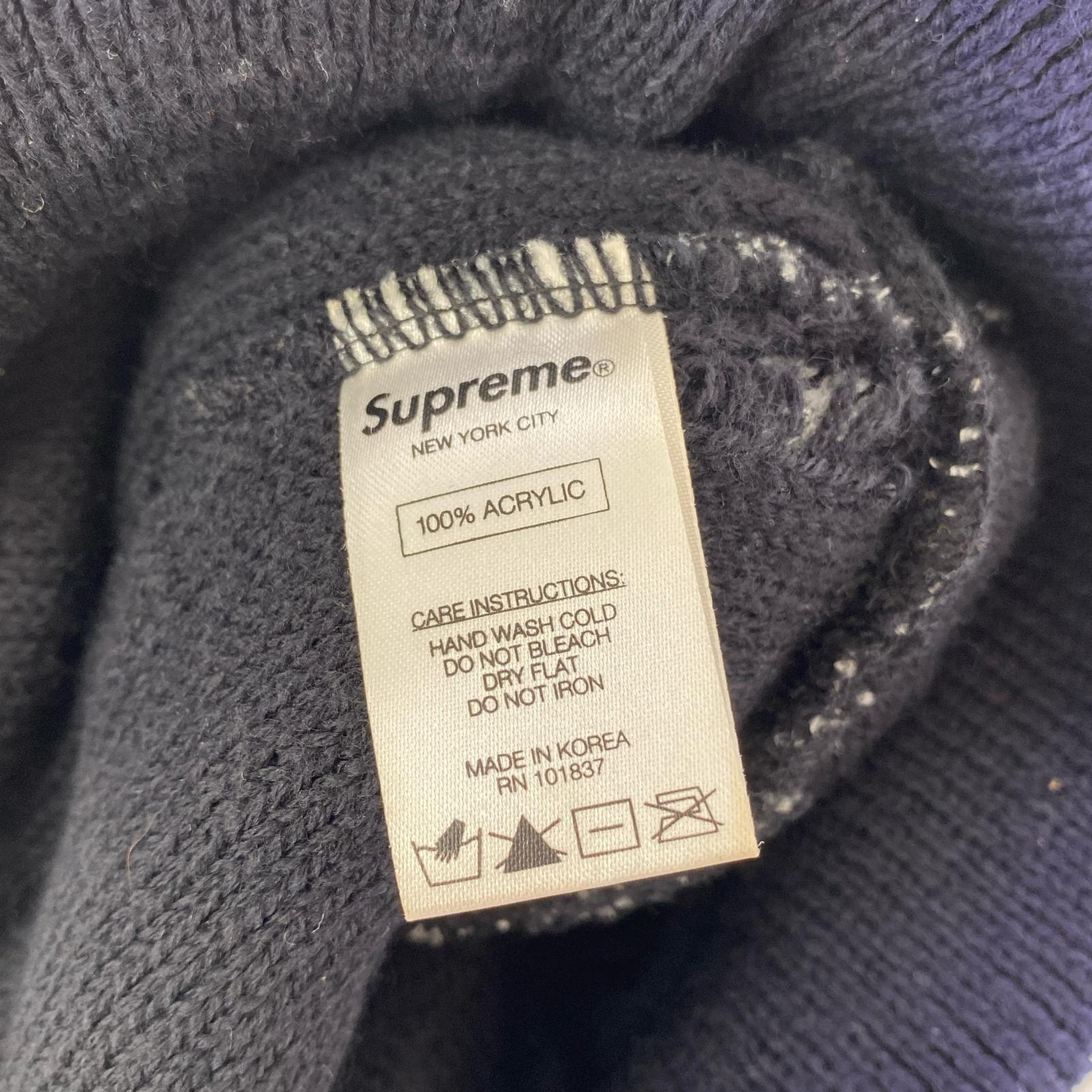 ニットキャップ Refrective repeat beanie