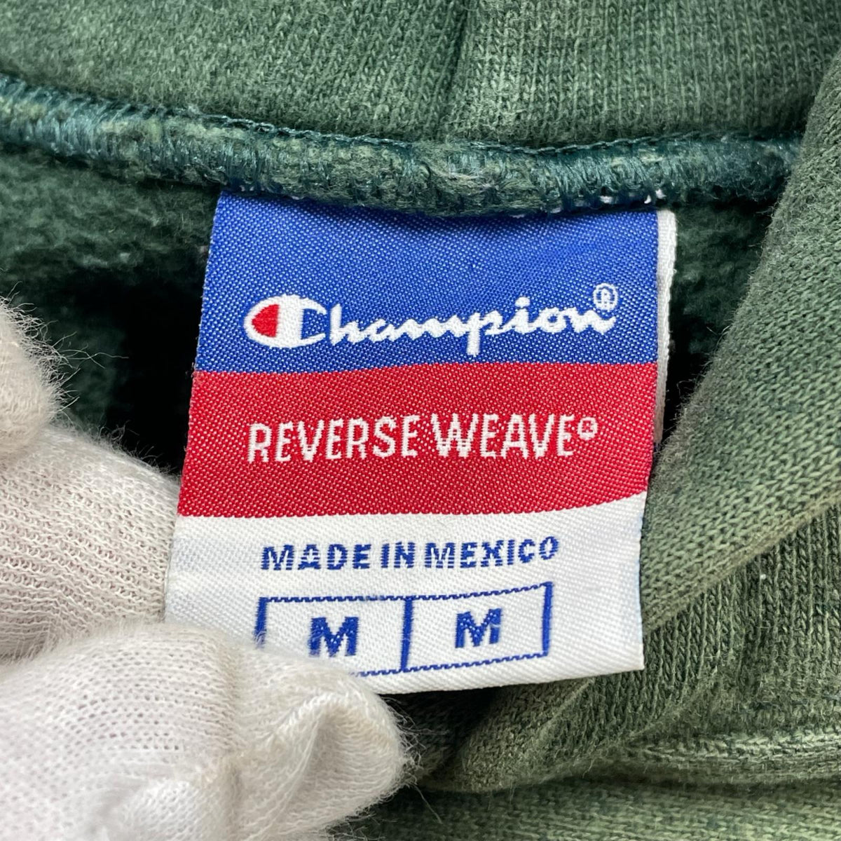 パーカー 00s reverse weave 緑 (M) M グリーン