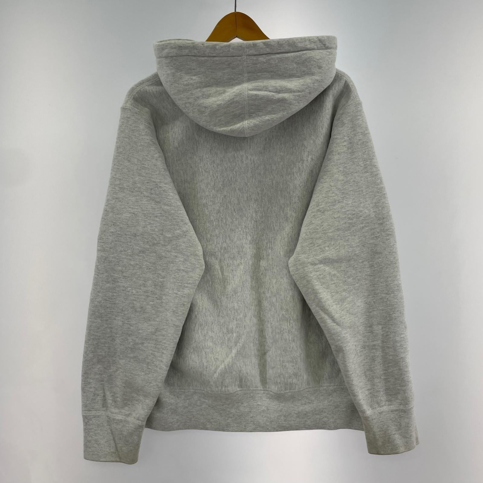 パーカー 20AW chenille applique hooded sweatshirt S グレー
