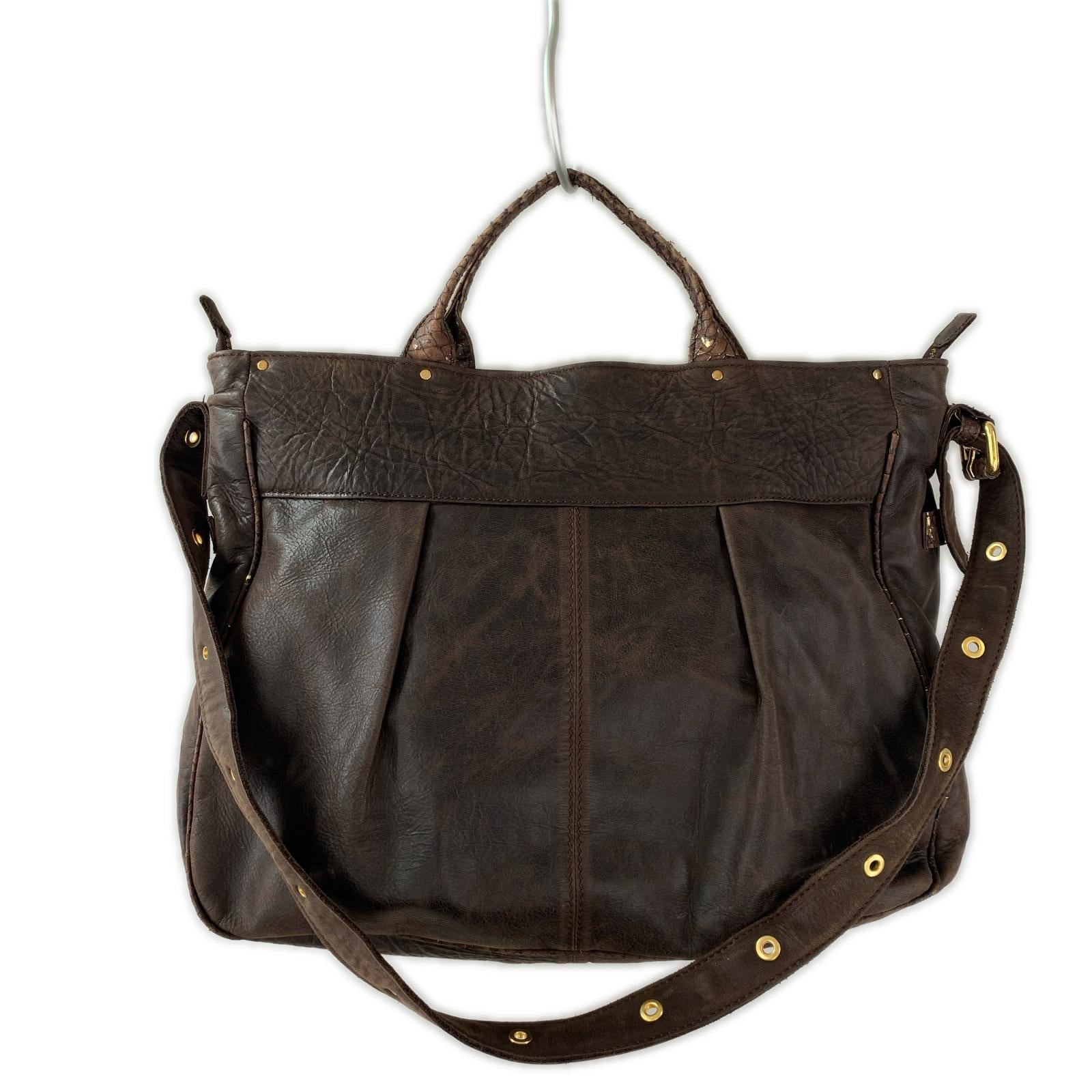 ショルダーバッグ MAUBOUSSIN 2WAY レザー茶 ブラウン