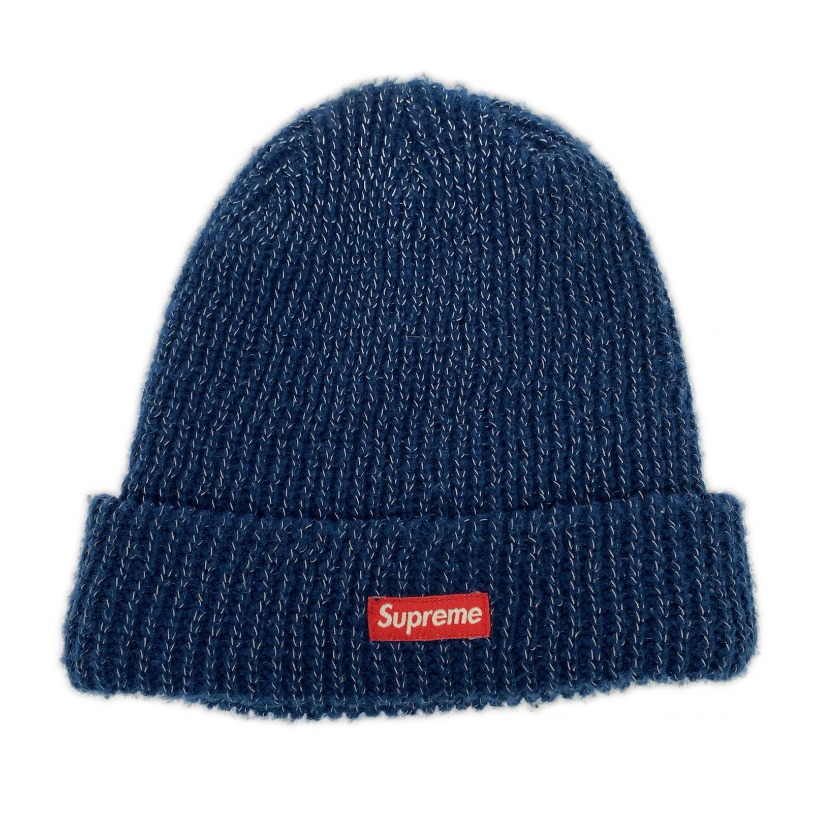 ニットキャップ Reflective Loose Gauge Beanie ネイビー ネイビー