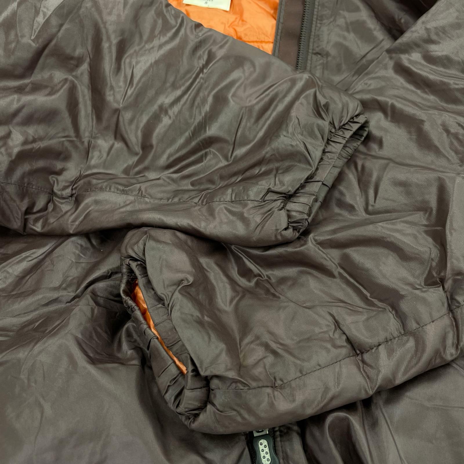 ブルゾン Micropuff Hoody 茶 (S) S ブラウン