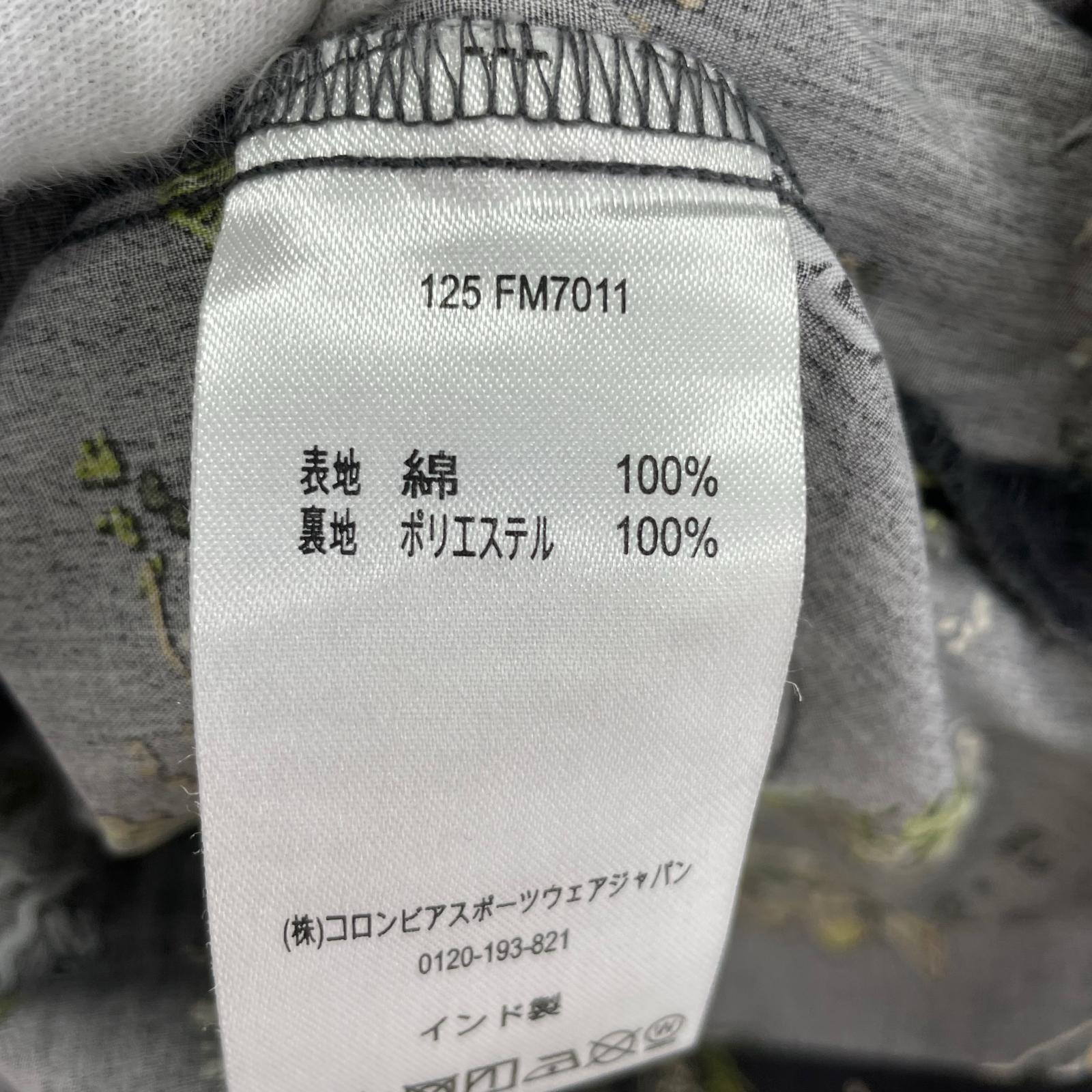 長袖シャツ コロンビア トローラーズ 魚柄 M ブラック