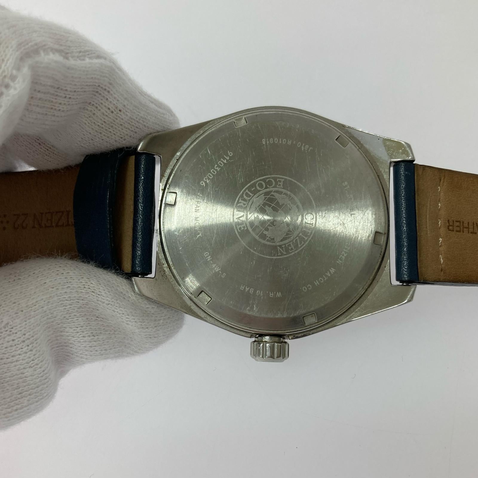 腕時計 Eco-Drive J810-R010913 ネイビー