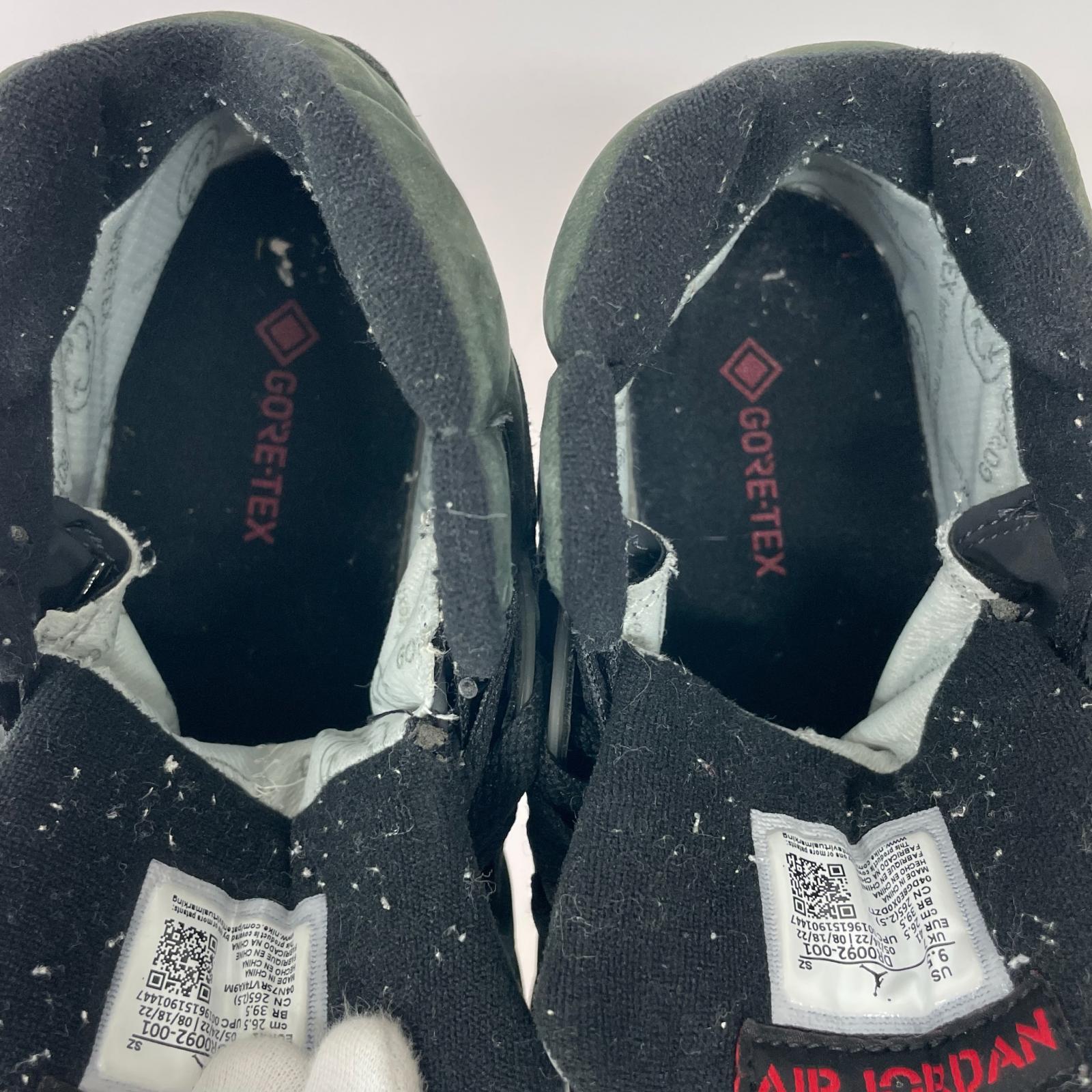 スニーカー Air Jordan 5 Retro GORE-TEX ブラック 26.5㎝ 26.5cm (US8 1/2 UK8 EU43) カーキ