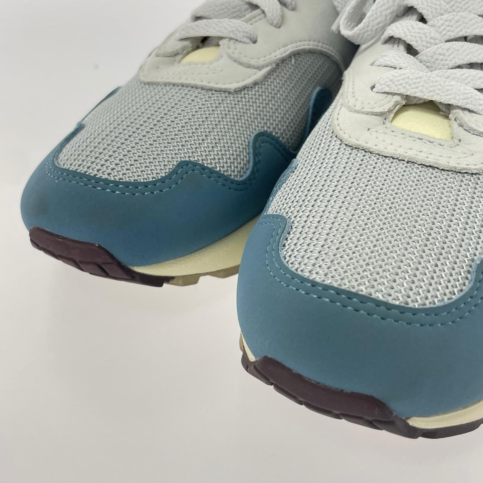 スニーカー Patta × Nike Air Max 1 "Noise Aqua 26.5 26.5cm (US8 1/2 UK8 EU43) ブルー