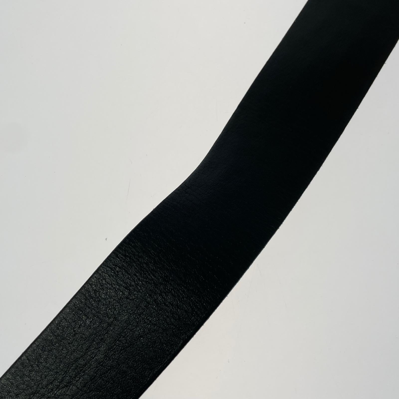その他アクセサリー Croco Leather Belt ブラック