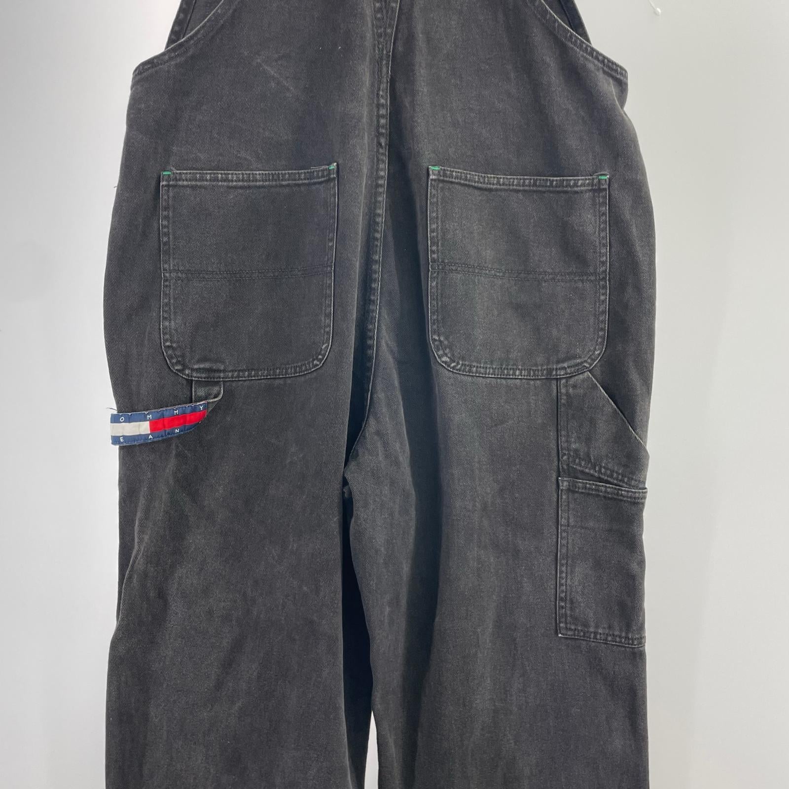 オーバーオール 90s ペインター デニムオーバーオール ブラック