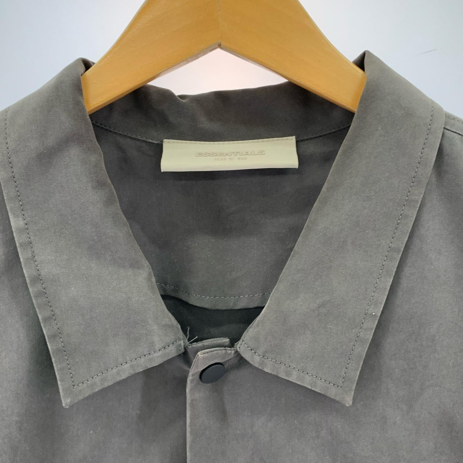 ジャケット ESSENTIALS FEAR OF GOD ナイロンコーチジャケット グレー (XL) グレー