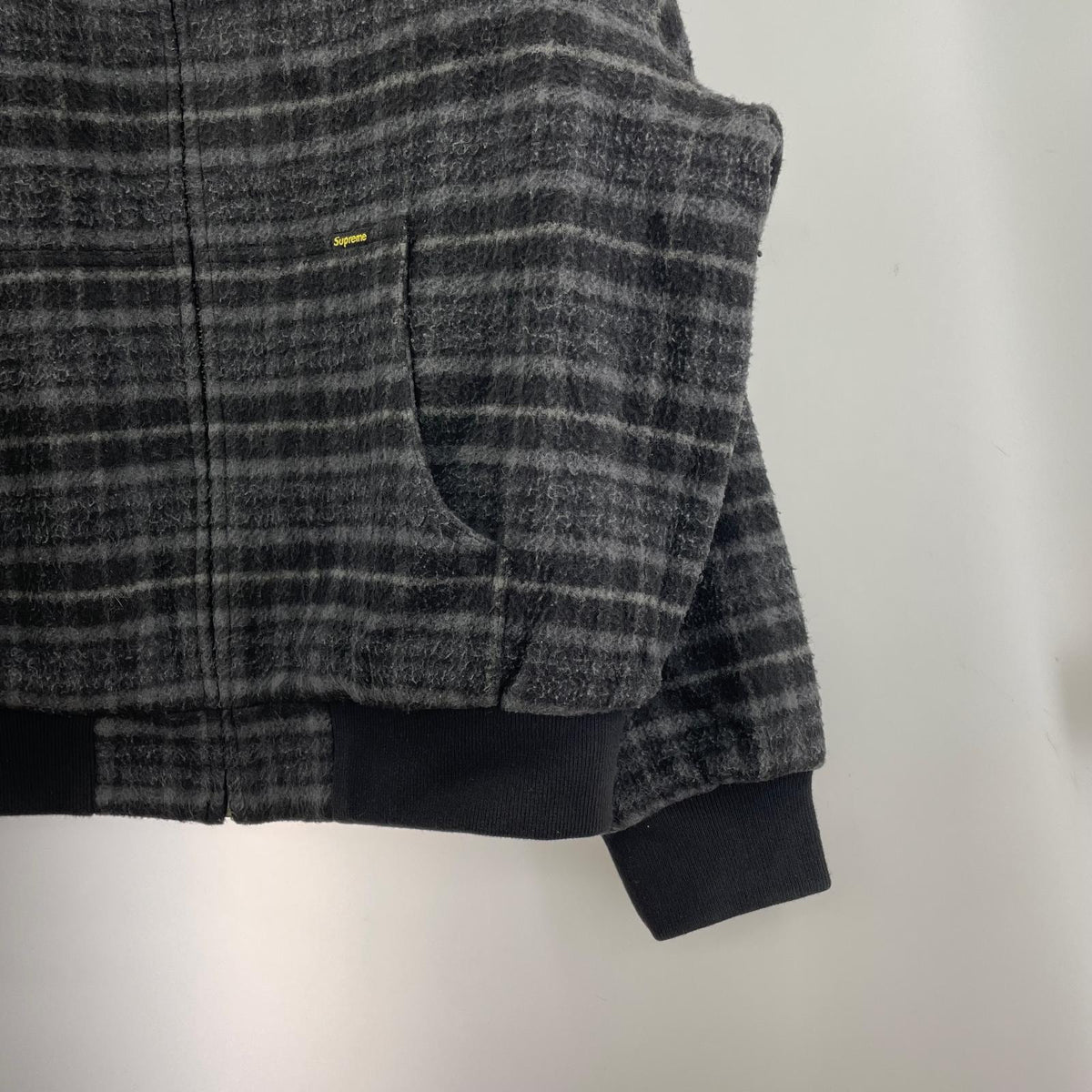 ブルゾン 23AW Plaid Wool Hooded Work Jacket (L) L ブラック