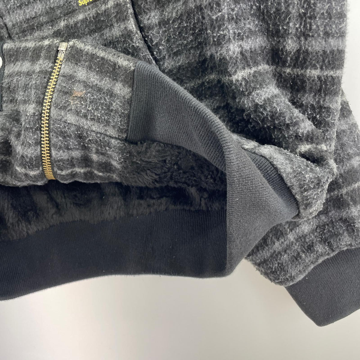 ブルゾン 23AW Plaid Wool Hooded Work Jacket (L) L ブラック