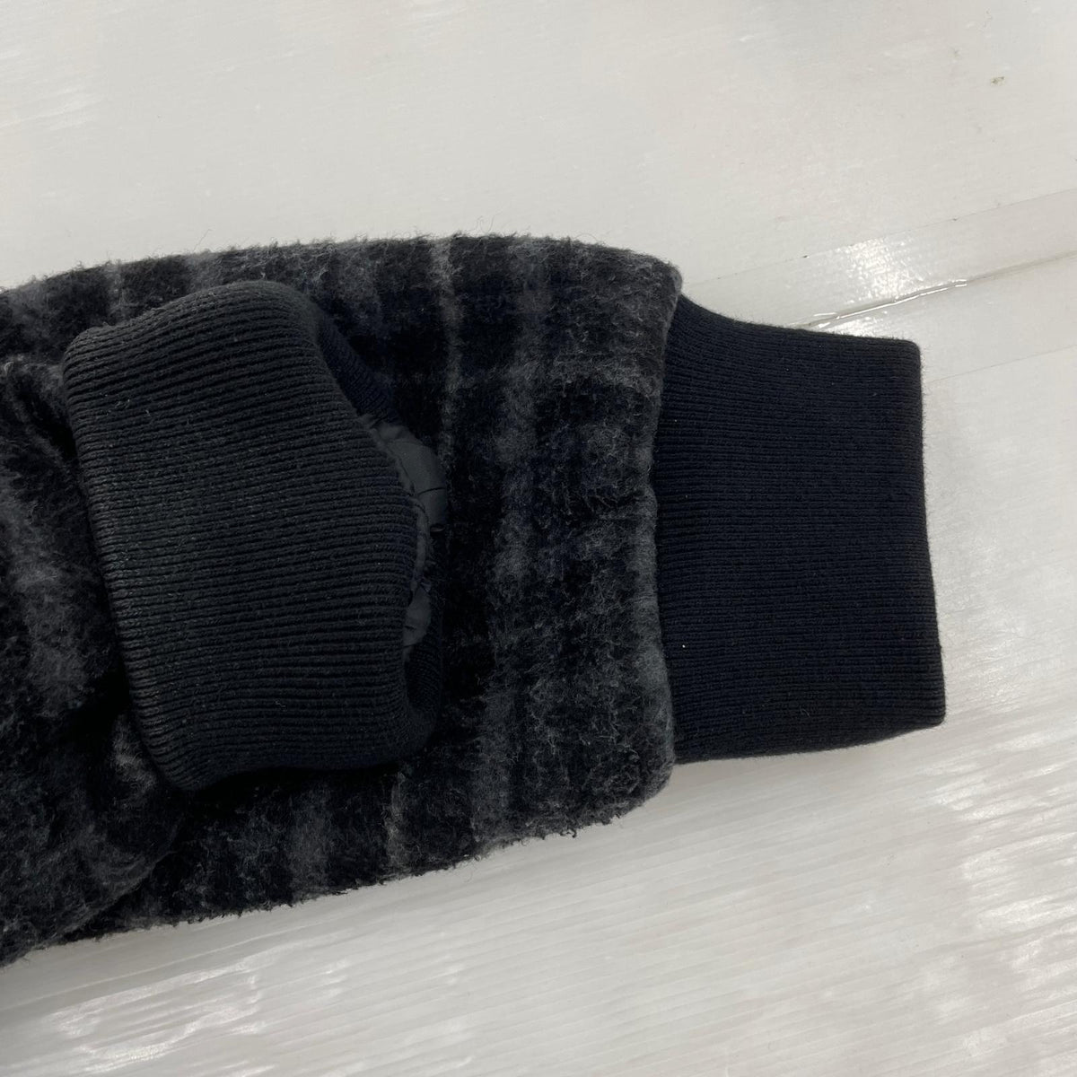 ブルゾン 23AW Plaid Wool Hooded Work Jacket (L) L ブラック