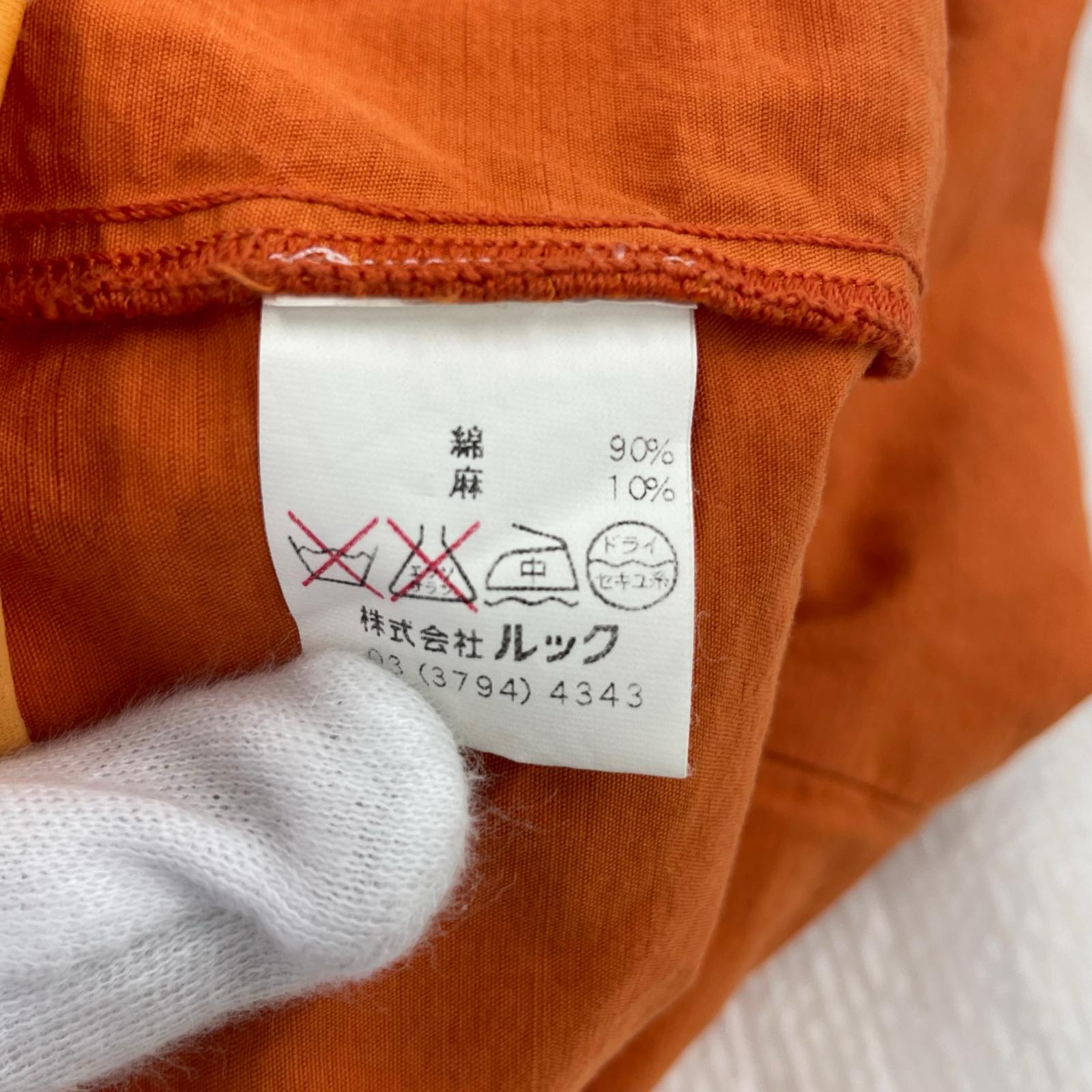 長袖シャツ 90s 初期 ナイロンベスト オレンジ 2 2 オレンジ