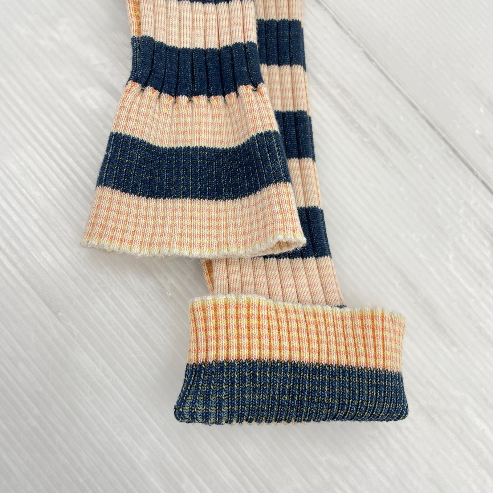 ニット stretch rib border pullover 38