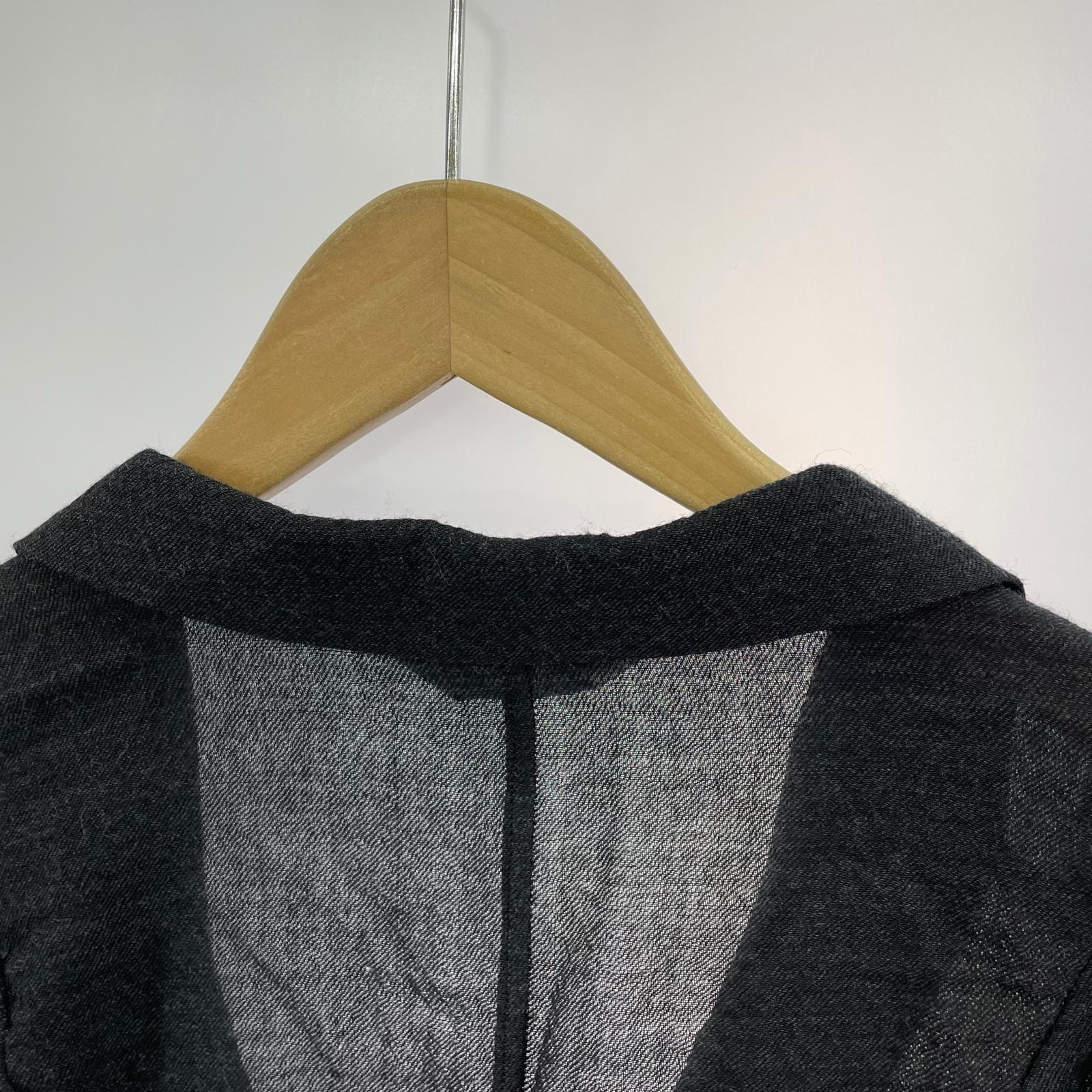ジャケット 25AW WOOL KERSEY TAILORED SHIRT 1 グレー