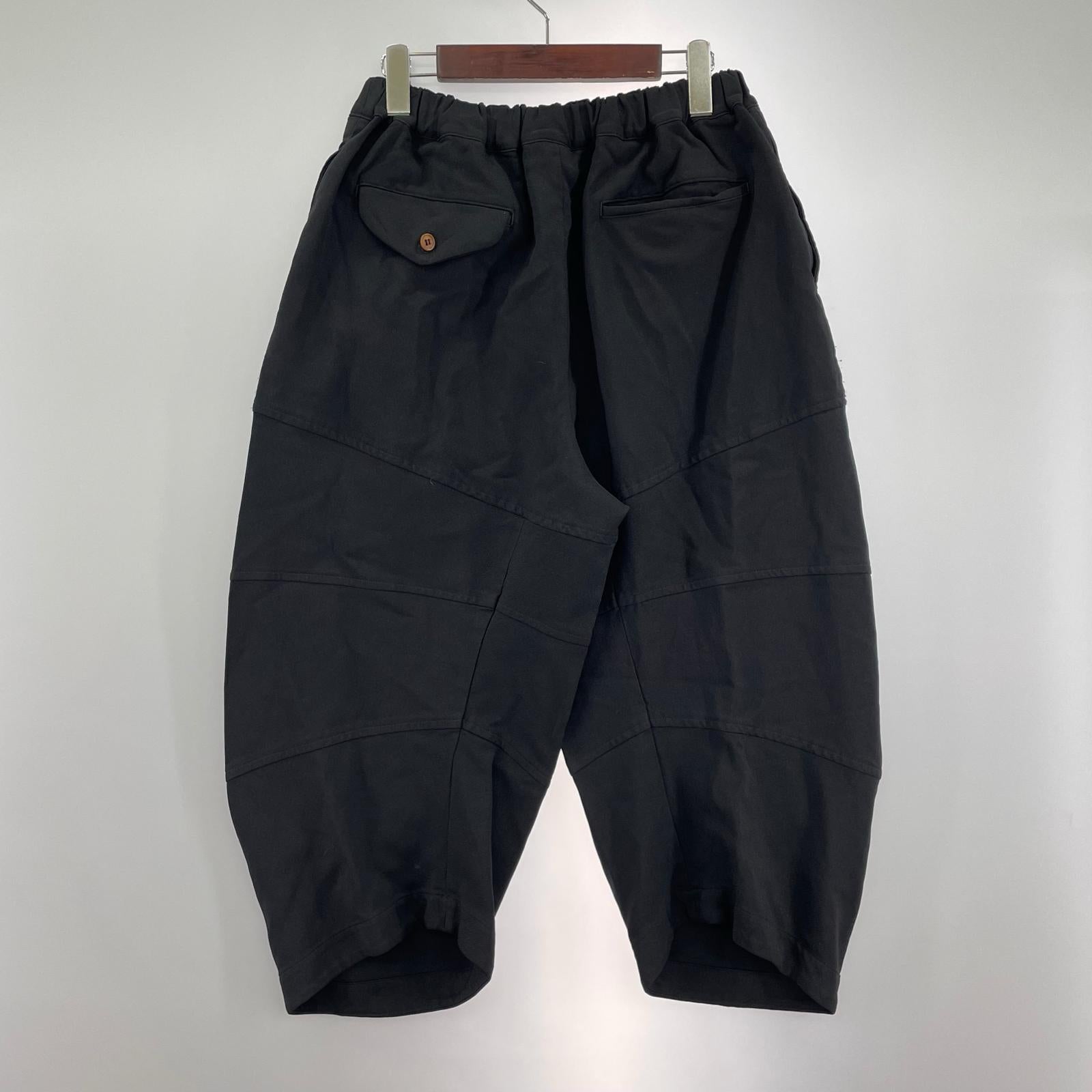 パンツ 24SS ワイドクッロプドパンツ XS ブラック