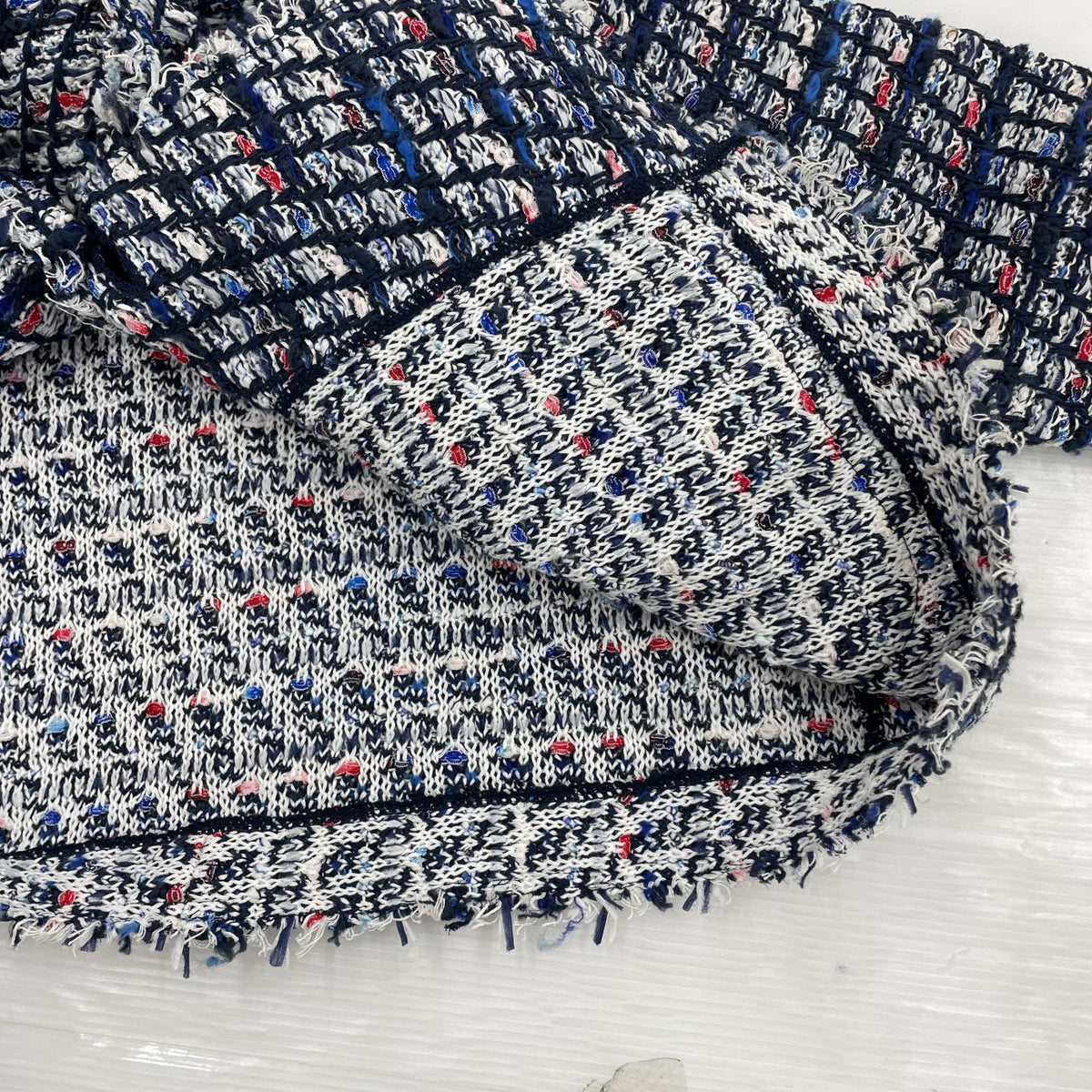 ジャケット ×YONETOMI KNIT TWEED TAILORED JACKET