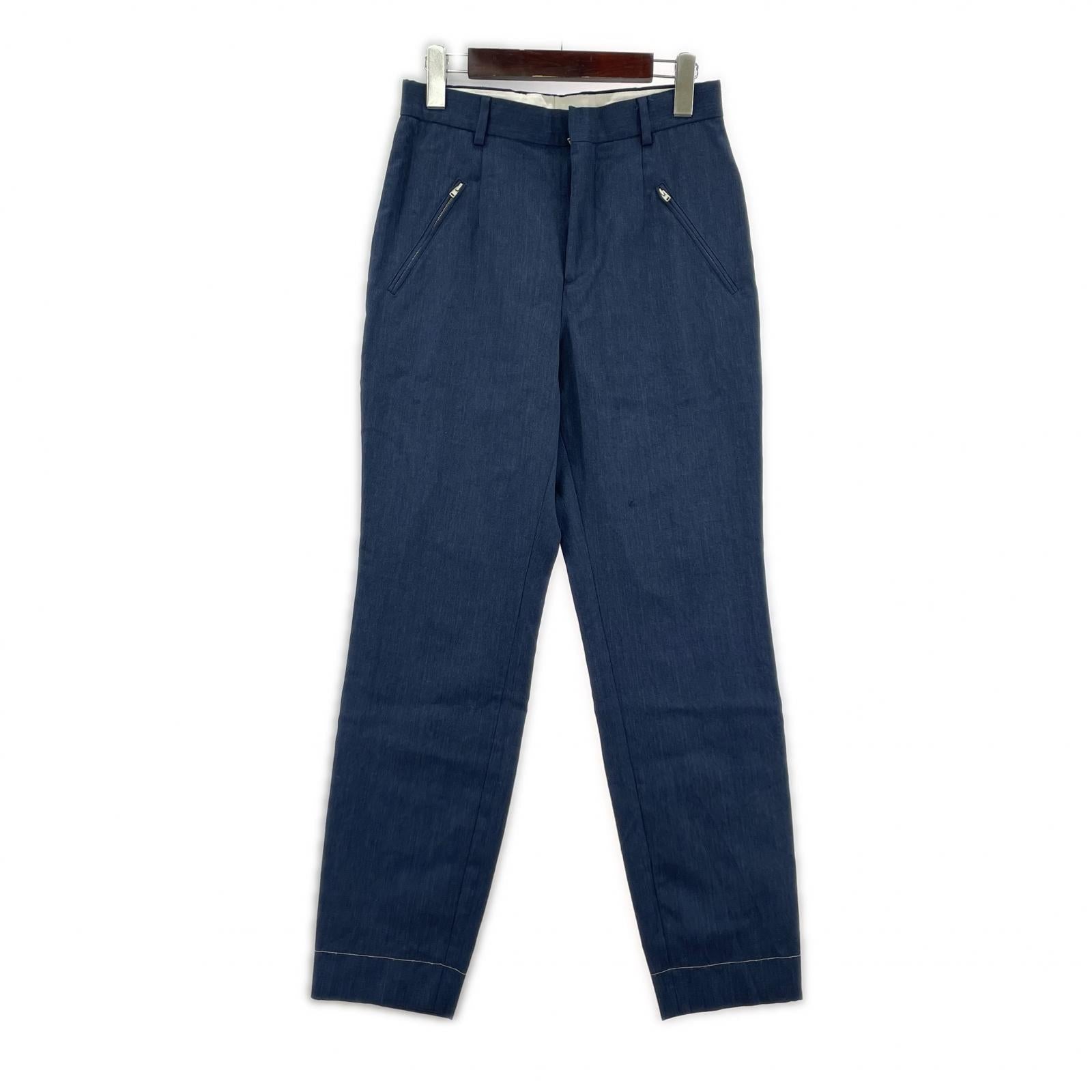 パンツ ⑩ 21ss 八の字スラックス 44 ブルー
