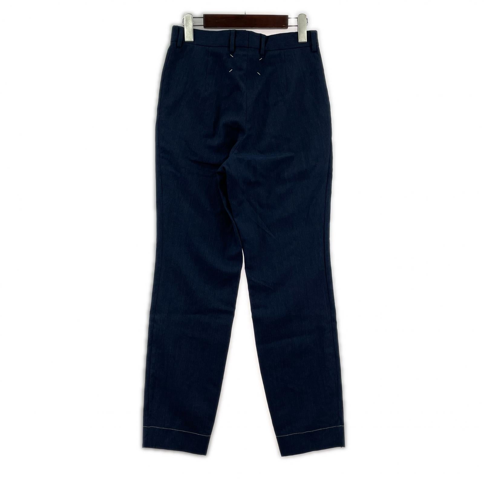 パンツ ⑩ 21ss 八の字スラックス 44 ブルー