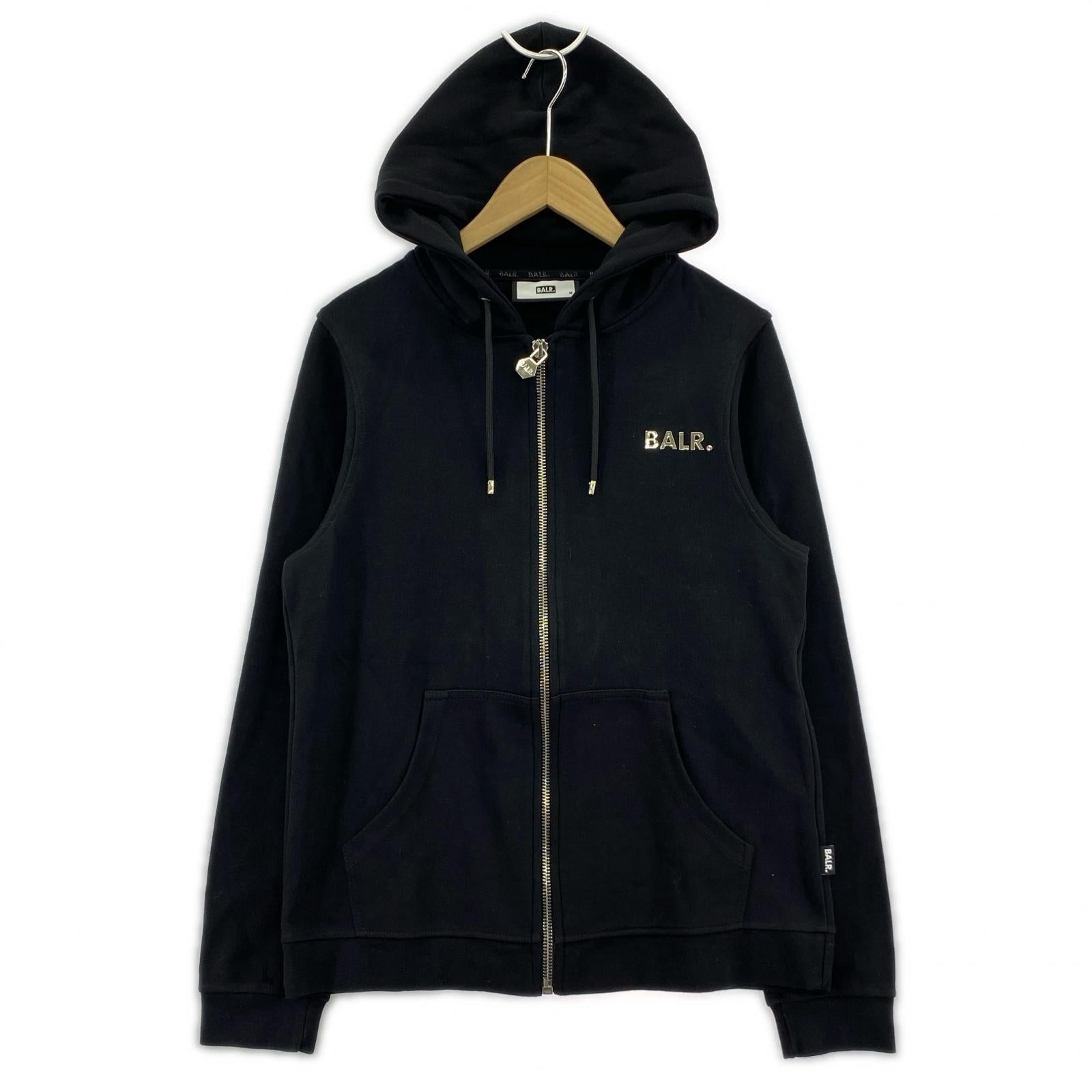 パーカー BALR. Q-Series 立体Logo フーディ M BLK M ブラック
