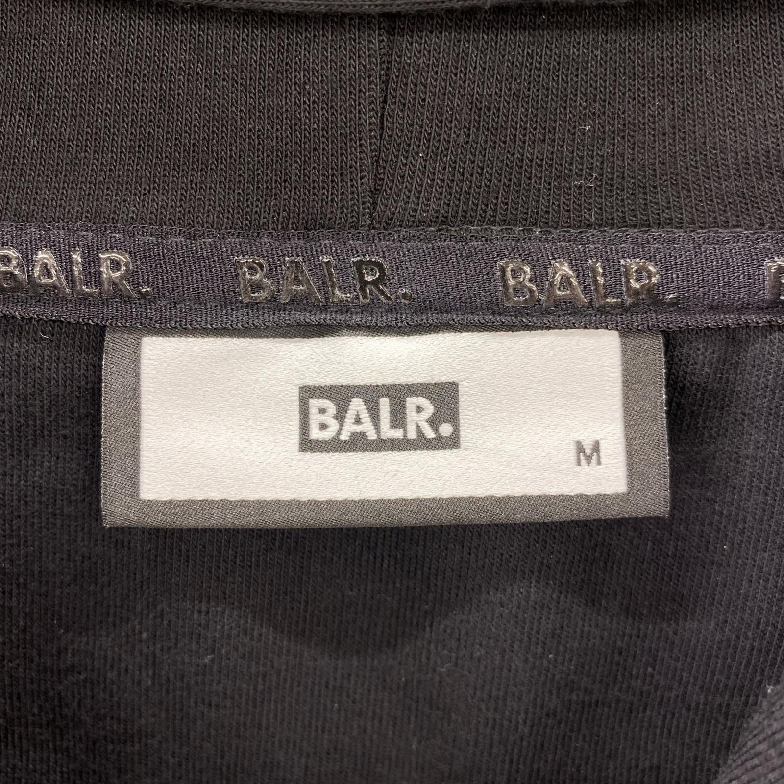 パーカー BALR. Q-Series 立体Logo フーディ M BLK M ブラック