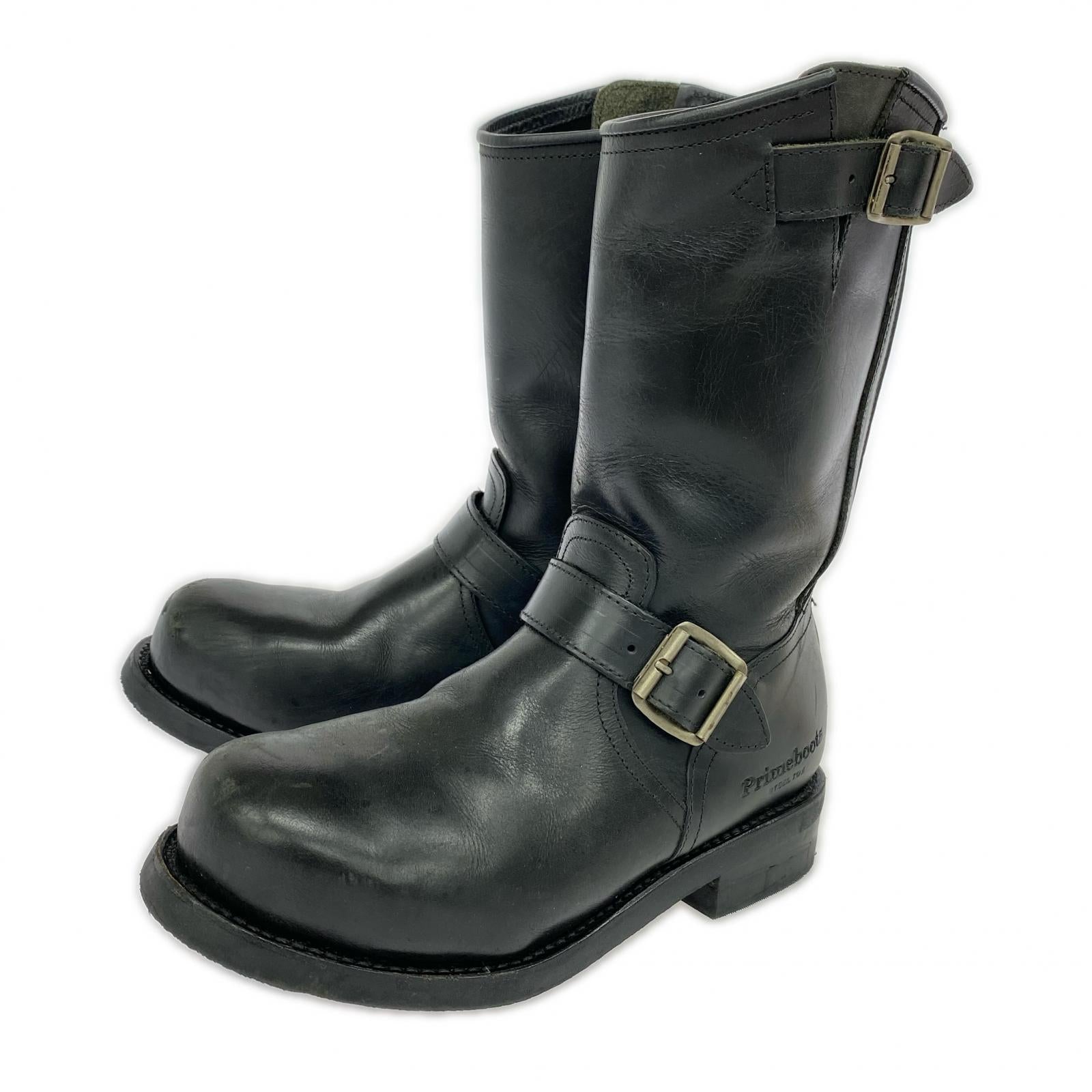 ブーツ primeboots エンジニアブーツ 37 ブラック