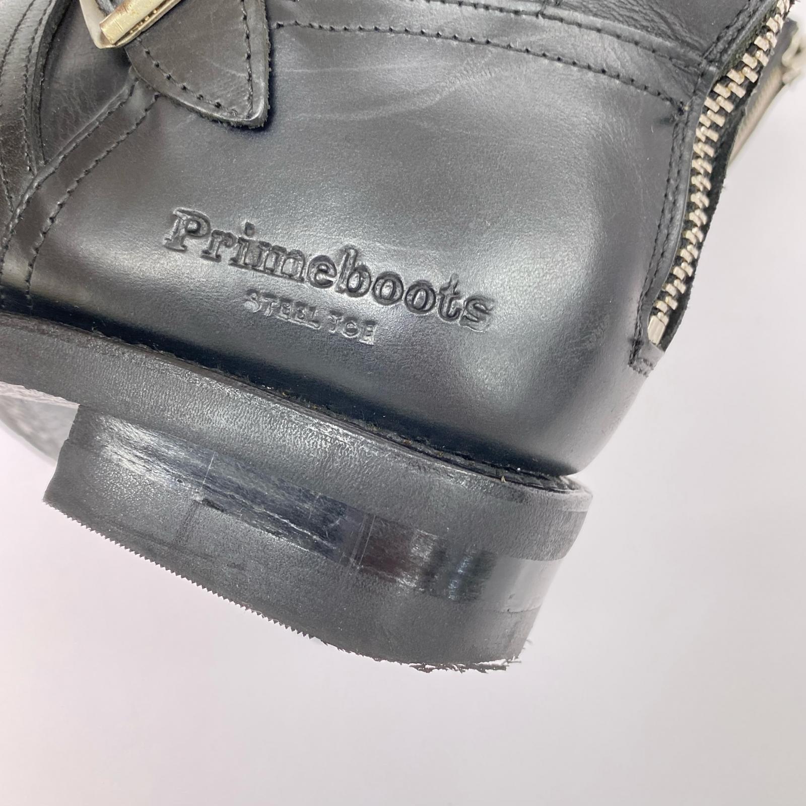 ブーツ primeboots エンジニアブーツ 37 ブラック